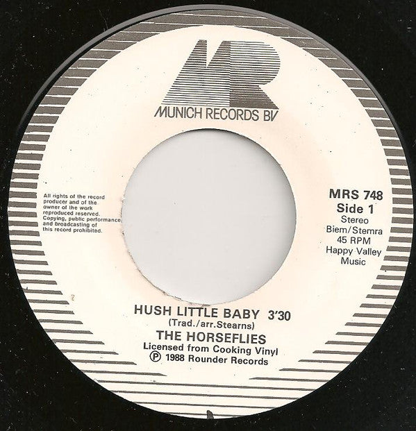 The Horseflies : Hush Little Baby (7")