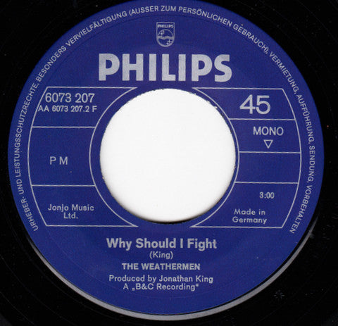 Weathermen (2) : It's The Same Old Song (7", Single, Mono)