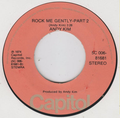 Andy Kim : Rock Me Gently (7", Single)