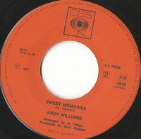 Andy Williams : Can't Help Falling In Love (7", Single)