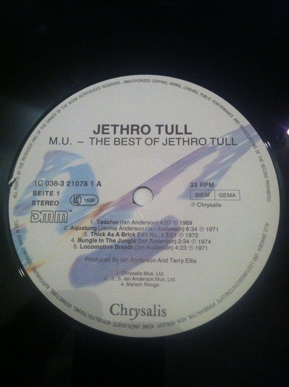 Jethro Tull : M.U. - The Best Of Jethro Tull (LP, Comp, RE)