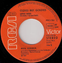 Neil Sedaka : Happy Birthday, Sweet Sixteen / Little Devil (7", Ora)