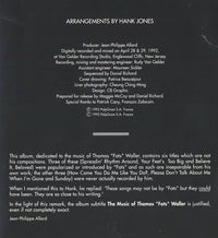 Hank Jones : Handful Of Keys - The Music Of Thomas "Fats" Waller (CD, Album)