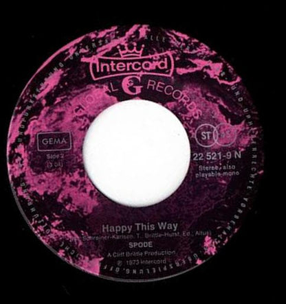 Spode (2) : Angelina / Happy This Way (7", Single)