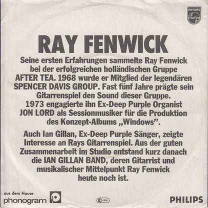 Ray Fenwick : Queen Of The Night / Between The Devil And Me (7")