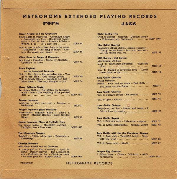 Fernando Trio : Fernando Spielt Schlager - Potpourri (7", EP)