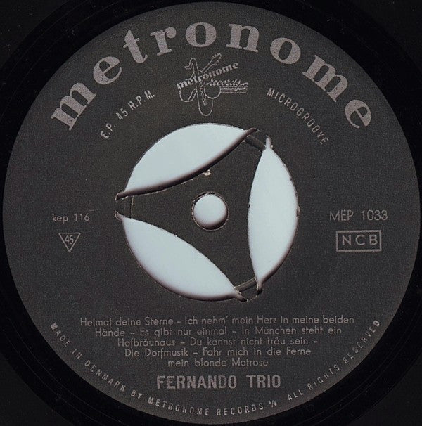 Fernando Trio : Fernando Spielt Schlager - Potpourri (7", EP)