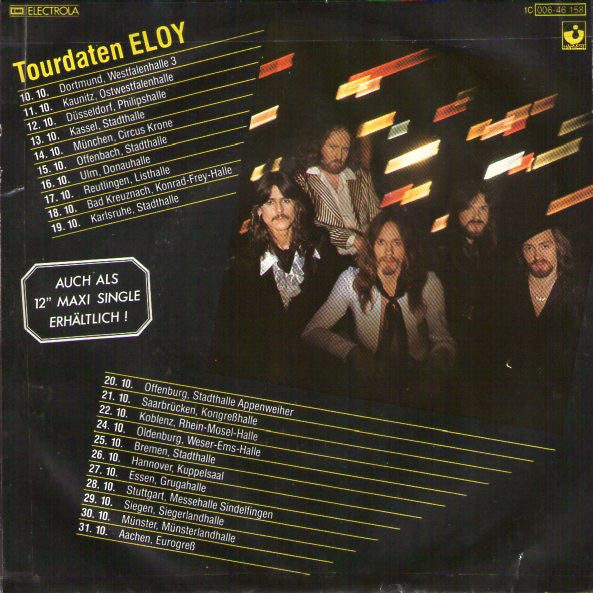 Eloy : Wings Of Vision (7", Single)