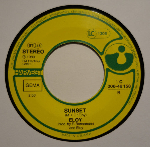 Eloy : Wings Of Vision (7", Single)