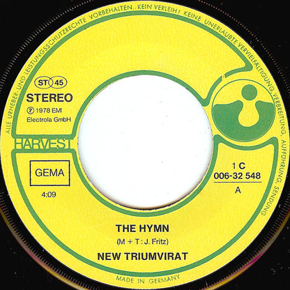 Triumvirat : The Hymn (7", Single)