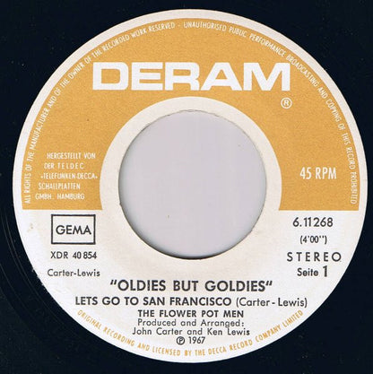 The Flower Pot Men* / Whistling Jack Smith : Let's Go To San Francisco / I Was Kaiser Bill's Batman (7", Single, RE)