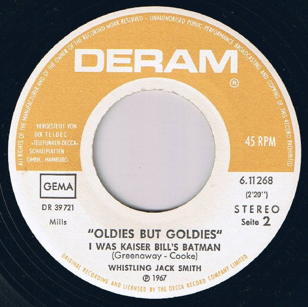 The Flower Pot Men* / Whistling Jack Smith : Let's Go To San Francisco / I Was Kaiser Bill's Batman (7", Single, RE)