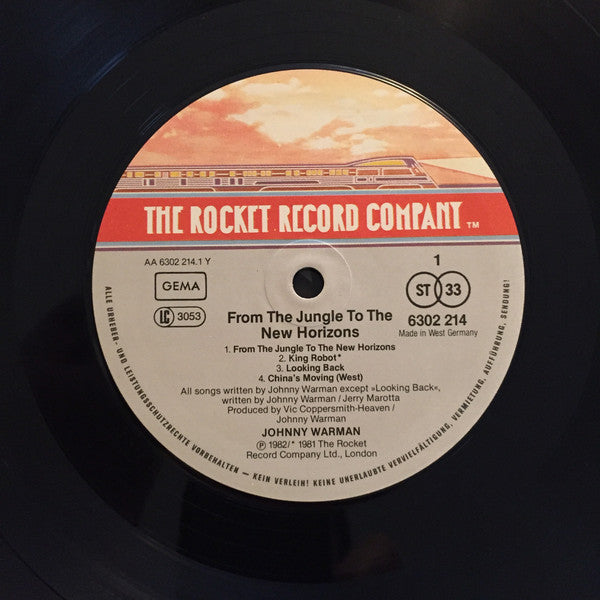 Johnny Warman : From The Jungle To The New Horizons (LP, Album)