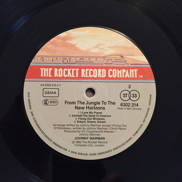 Johnny Warman : From The Jungle To The New Horizons (LP, Album)