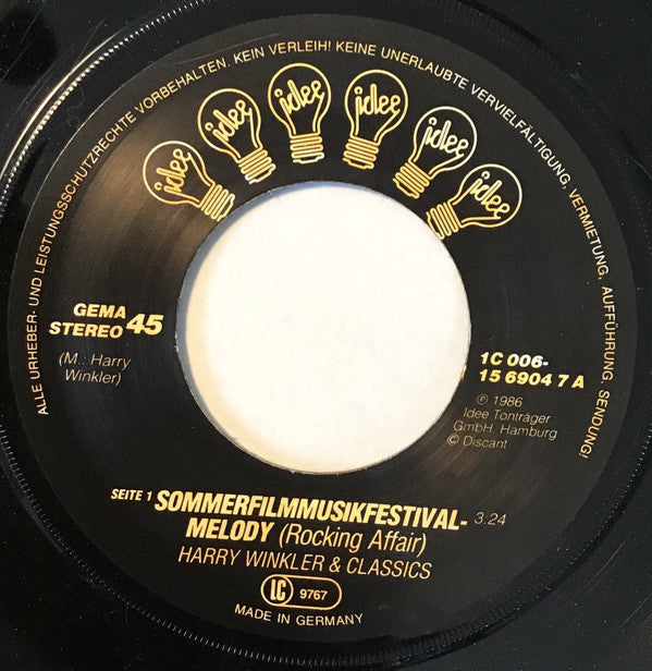 Harald Winkler + Classics (2) : Sommer-Film-Festival-Melodie (Rocking Affair) (7", Single)