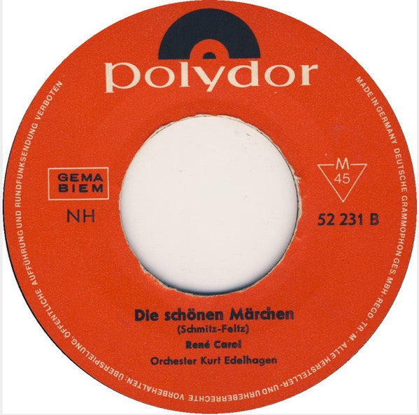 René Carol : Bianca Rosa (7", Single, Mono)