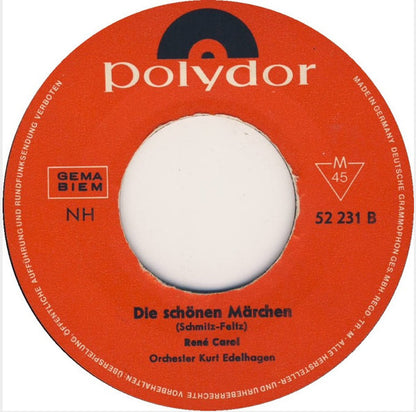 René Carol : Bianca Rosa (7", Single, Mono)