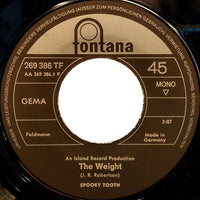 Spooky Tooth : The Weight (7", Mono)