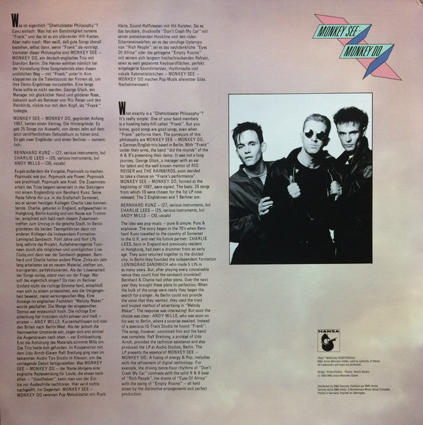 Monkey See - Monkey Do : Ghettoblaster Philosophy (7" + CD, Album + Promo)