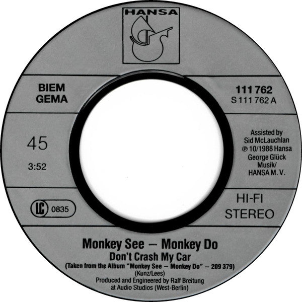 Monkey See - Monkey Do : Ghettoblaster Philosophy (7" + CD, Album + Promo)