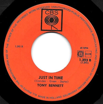 Tony Bennett : Boulevard Of Broken Dreams (7", Single)