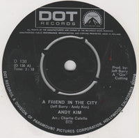 Andy Kim : A Friend In The City (7")