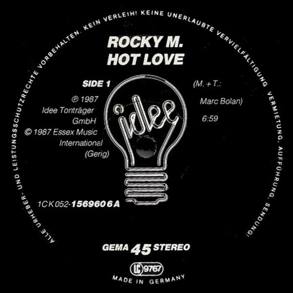 Rocky* : Hot Love (12", Maxi)
