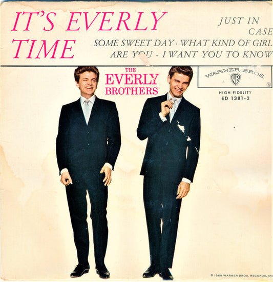 Everly Brothers : It's Everly Time (7", EP)