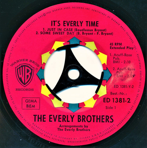 Everly Brothers : It's Everly Time (7", EP)