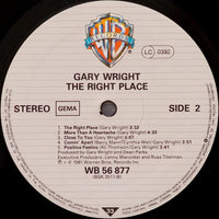 Gary Wright : The Right Place (LP, Album)