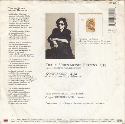 Stefan Waggershausen : Tief Im Süden Meines Herzens (7", Single)
