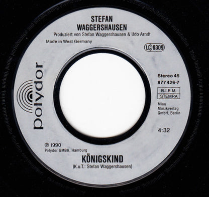 Stefan Waggershausen : Tief Im Süden Meines Herzens (7", Single)