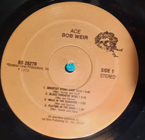 Bob Weir : Ace (LP, Album, RE)