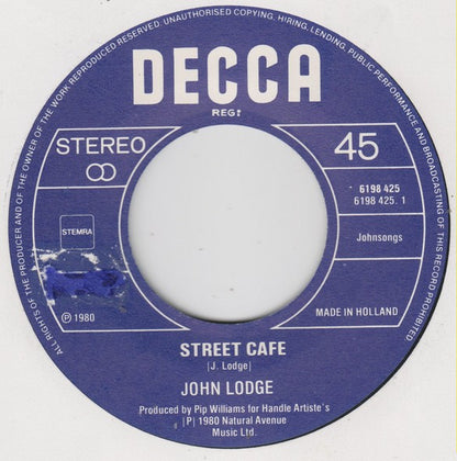 John Lodge : Street Cafe (7")