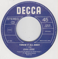 John Lodge : Street Cafe (7")