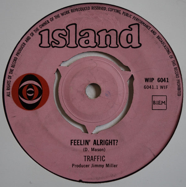 Traffic : Feelin' Alright? / Withering Tree (7", Single)