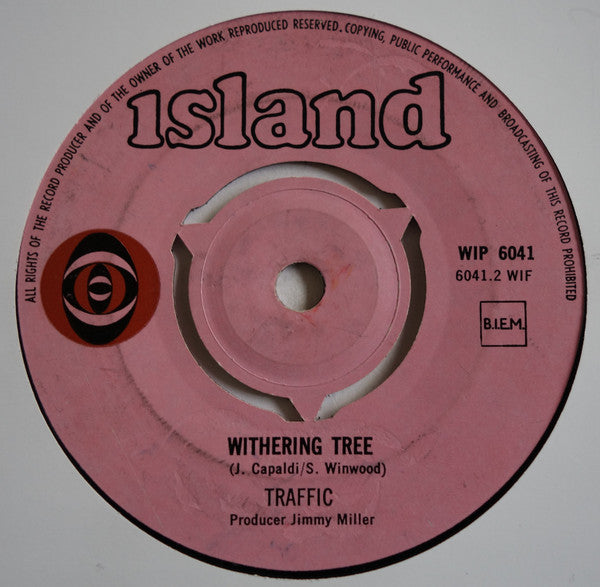 Traffic : Feelin' Alright? / Withering Tree (7", Single)