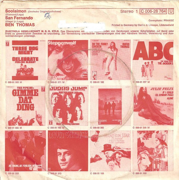 Ben Thomas (2) : Soolaimon (7", Single)