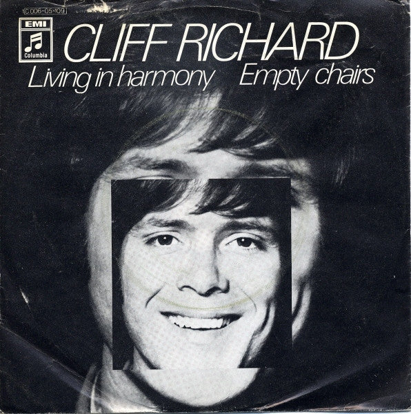 Cliff Richard : Living In Harmony / Empty Chairs (7", Single)