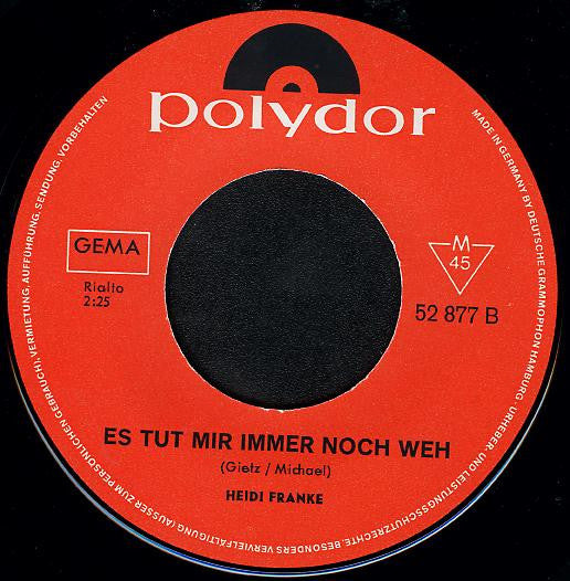 Heidi Franke : Red' Nicht Mit Dem Mond / Es Tut Mir Immer Noch Weh (7", Single)