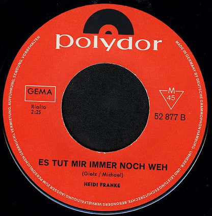 Heidi Franke : Red' Nicht Mit Dem Mond / Es Tut Mir Immer Noch Weh (7", Single)