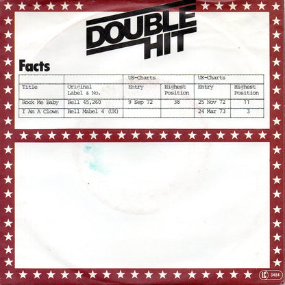 David Cassidy : Rock Me Baby / I Am A Clown (7", Single)