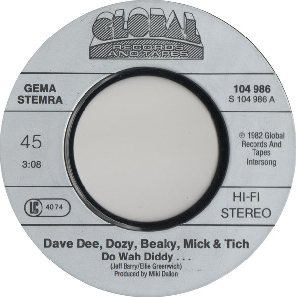 Dave Dee, Dozy, Beaky, Mick & Tich : Do-Wah-Diddy (7")