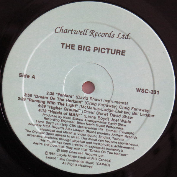Various : The Big Picture - Dream On The Horizon (A Tribute To The Olympic Spirit) (LP)