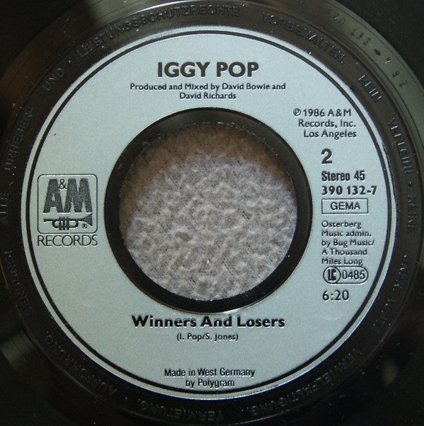 Iggy Pop : Cry For Love (7", Single)