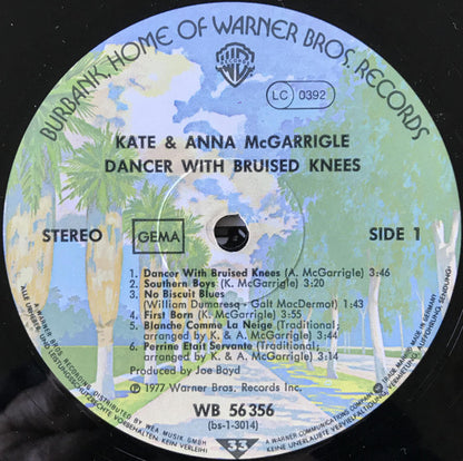 Kate & Anna McGarrigle : Dancer With Bruised Knees (LP, Album)