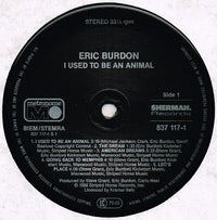 Eric Burdon : I Used To Be An Animal (LP, Album)