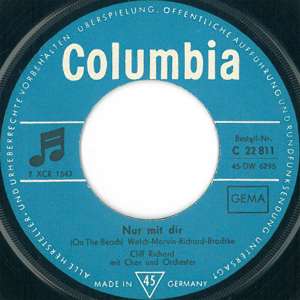 Cliff Richard : Das Ist Die Frage Aller Fragen / Nur Mit Dir (7", Single, Mono)