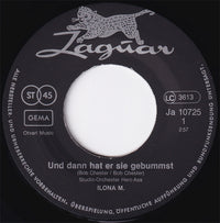 Ilona M.* : Und Dann Hat Er Sie Gebummst / Ein Bis'chen Na Na Na (7", Single)