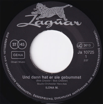 Ilona M.* : Und Dann Hat Er Sie Gebummst / Ein Bis'chen Na Na Na (7", Single)